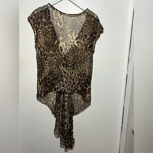 Roommates Animal Blouse NWT M